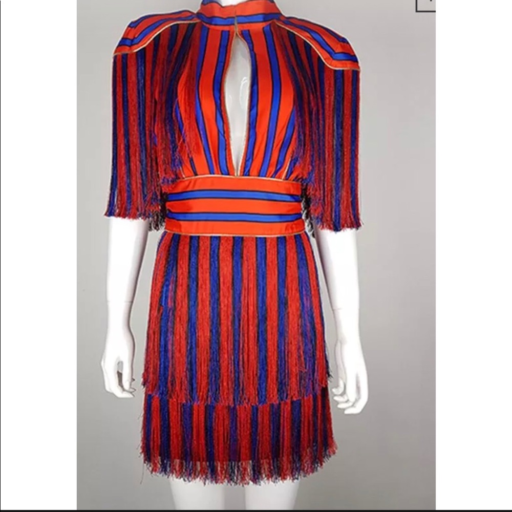 Fringe Swing Mini Dress